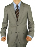 Presidential Giorgio Napoli Men's 2 Button Suit Separates Blazer (36 Short, Light Gray)